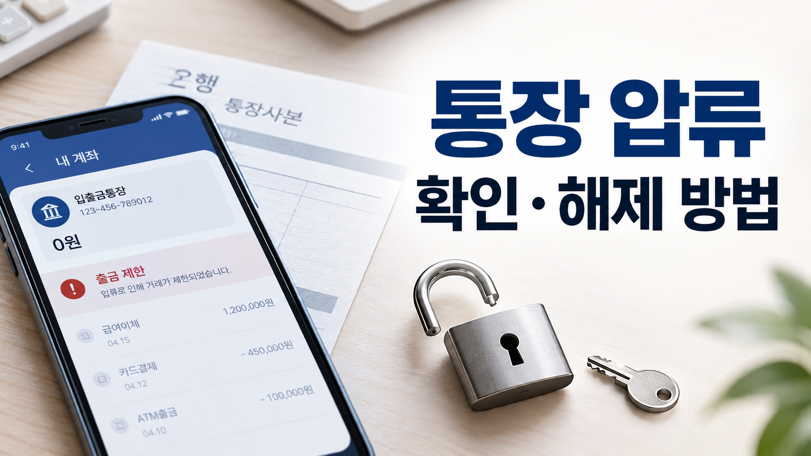 통장압류-확인-해제-방법